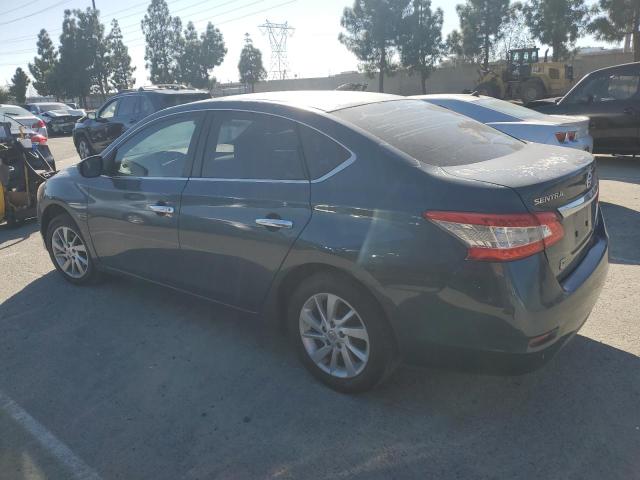 3N1AB7AP7EY238480 - 2014 NISSAN SENTRA S 青色 照片 2