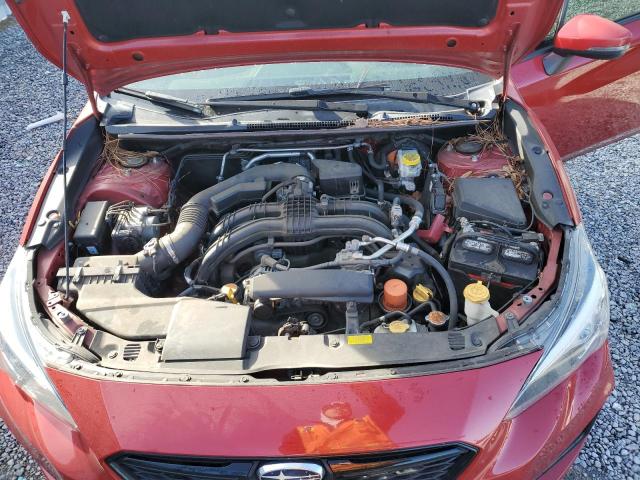 4S3GKAL63J3614782 - 2018 SUBARU IMPREZA SPORT RED photo 11