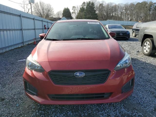 4S3GKAL63J3614782 - 2018 SUBARU IMPREZA SPORT RED photo 5