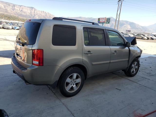 5FNYF4H57BB062380 - 2011 HONDA PILOT EXL TAN photo 3