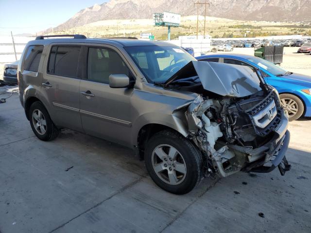 5FNYF4H57BB062380 - 2011 HONDA PILOT EXL TAN photo 4