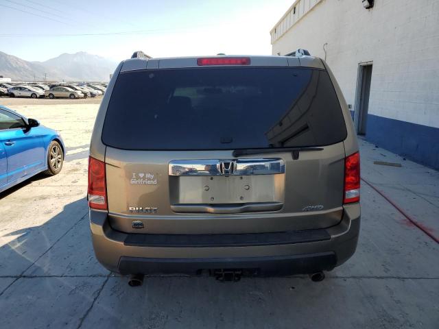 5FNYF4H57BB062380 - 2011 HONDA PILOT EXL TAN photo 6