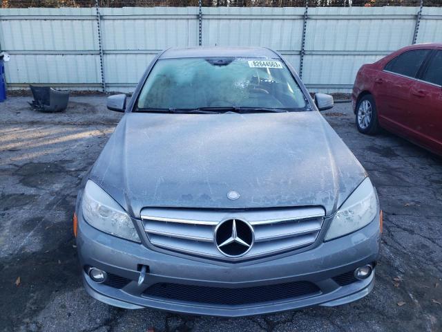 WDDGF5EB7AR128839 - 2010 MERCEDES-BENZ C 300 SILVER photo 5