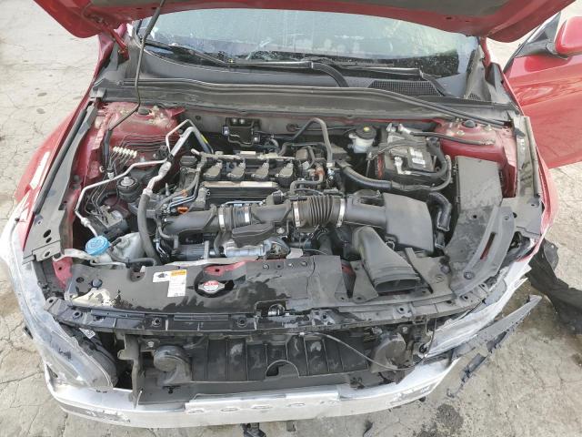 1HGCV1F38KA106183 - 2019 HONDA ACCORD SPORT Қызыл фото 11