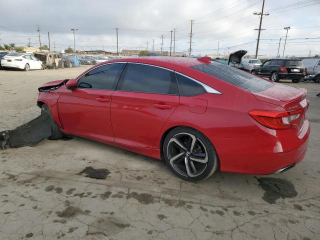 1HGCV1F38KA106183 - 2019 HONDA ACCORD SPORT Қызыл фото 2