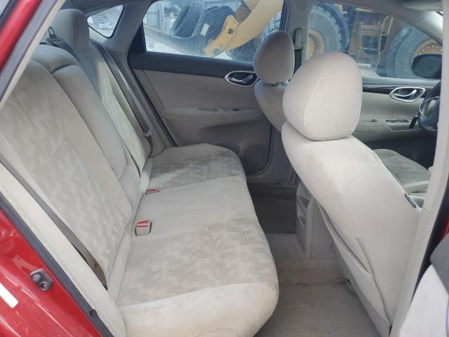 3N1AB7AP2DL664105 - 2013 NISSAN SENTRA S أحمر صورة 10