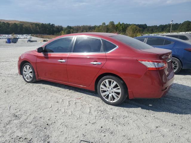3N1AB7AP2DL664105 - 2013 NISSAN SENTRA S أحمر صورة 2