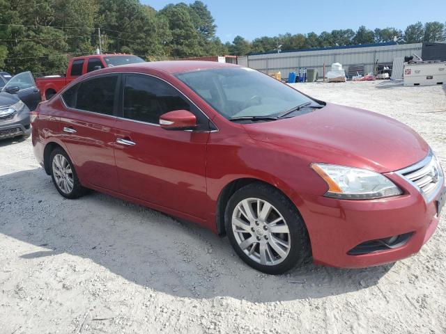 3N1AB7AP2DL664105 - 2013 NISSAN SENTRA S أحمر صورة 4