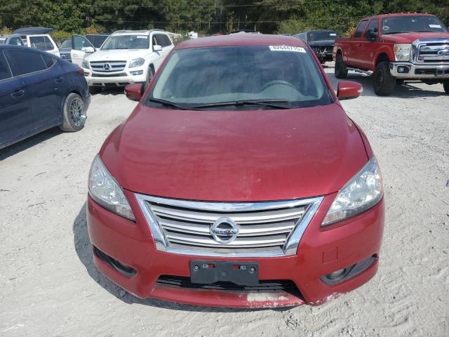 3N1AB7AP2DL664105 - 2013 NISSAN SENTRA S أحمر صورة 5