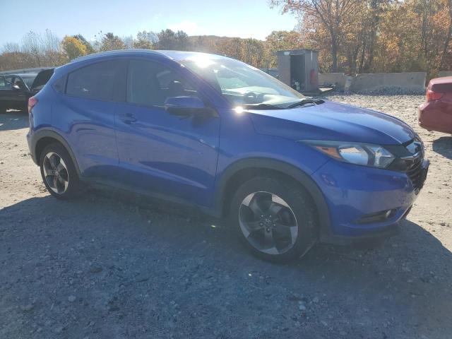 3CZRU6H72JM704516 - 2018 HONDA HR-V EXL Niebieski zdjęcie 4