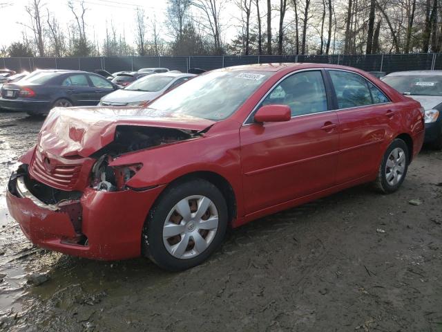 4T1BE46K87U189537 - 2007 TOYOTA CAMRY CE RED photo 1