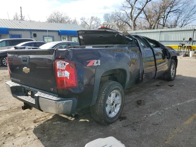 2GCEK19J681254264 - 2008 CHEVROLET SILVERADO K1500 BLACK photo 3