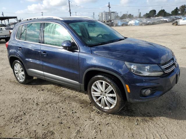WVGAV3AX0EW535736 - 2014 VOLKSWAGEN TIGUAN S BLUE photo 4