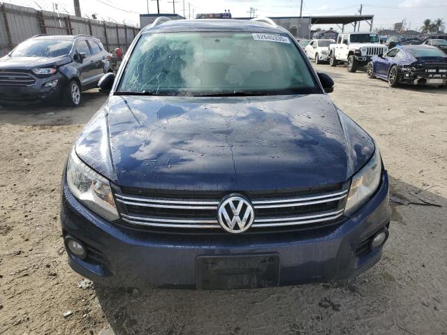 WVGAV3AX0EW535736 - 2014 VOLKSWAGEN TIGUAN S BLUE photo 5