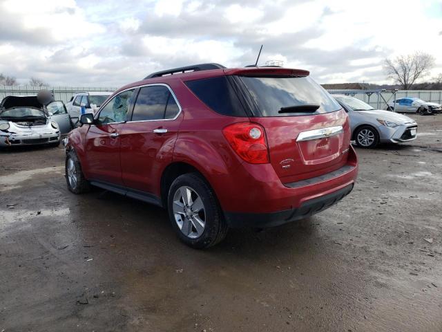 2GNFLFEK1F6437284 - 2015 CHEVROLET EQUINOX LT RED photo 2