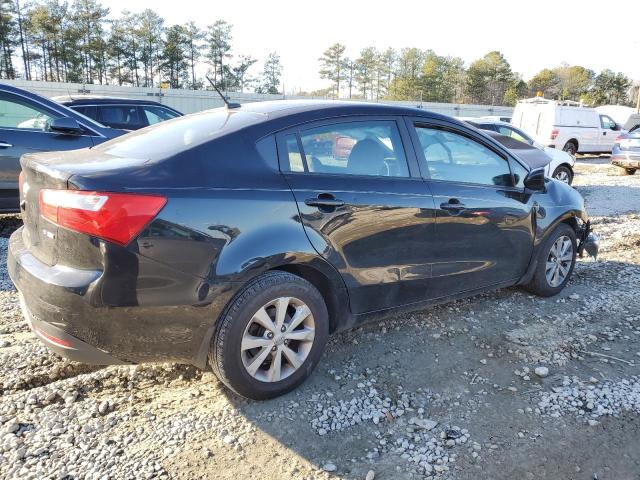 KNADN4A31D6242380 - 2013 KIA RIO EX BLACK photo 3