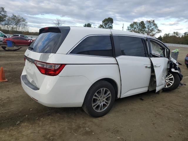 5FNRL5H44DB010783 - 2013 HONDA ODYSSEY EX WHITE photo 3