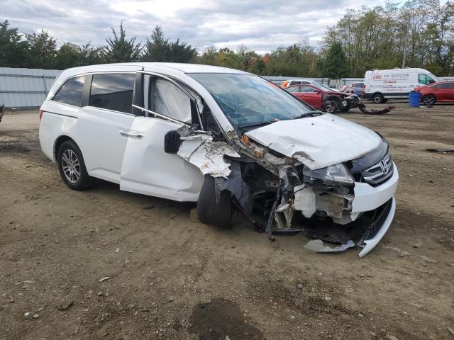 5FNRL5H44DB010783 - 2013 HONDA ODYSSEY EX WHITE photo 4