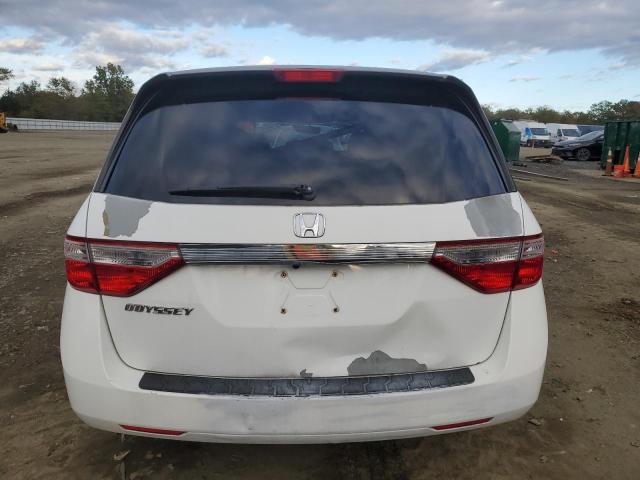 5FNRL5H44DB010783 - 2013 HONDA ODYSSEY EX WHITE photo 6