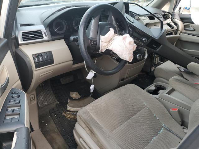 5FNRL5H44DB010783 - 2013 HONDA ODYSSEY EX WHITE photo 8