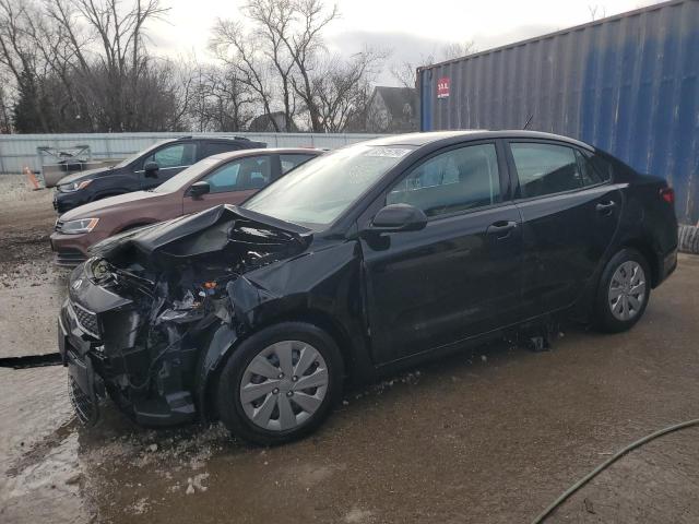 3KPA24AD6LE311712 - 2020 KIA RIO LX BLACK photo 1