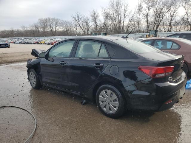 3KPA24AD6LE311712 - 2020 KIA RIO LX BLACK photo 2