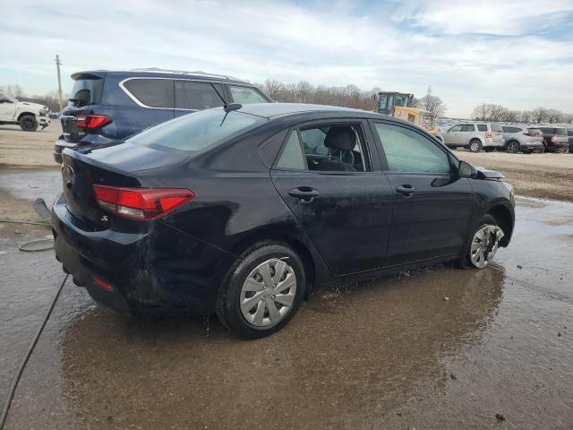 3KPA24AD6LE311712 - 2020 KIA RIO LX BLACK photo 3