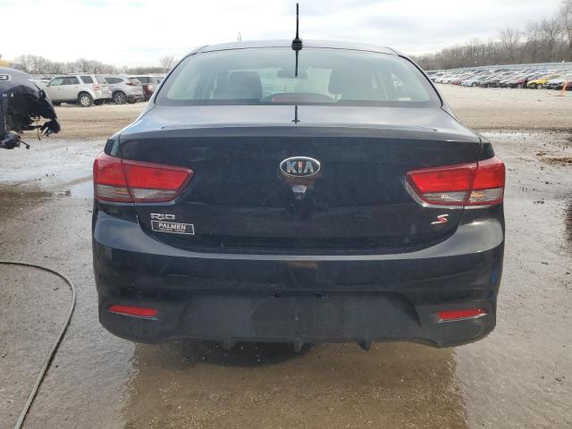 3KPA24AD6LE311712 - 2020 KIA RIO LX BLACK photo 6