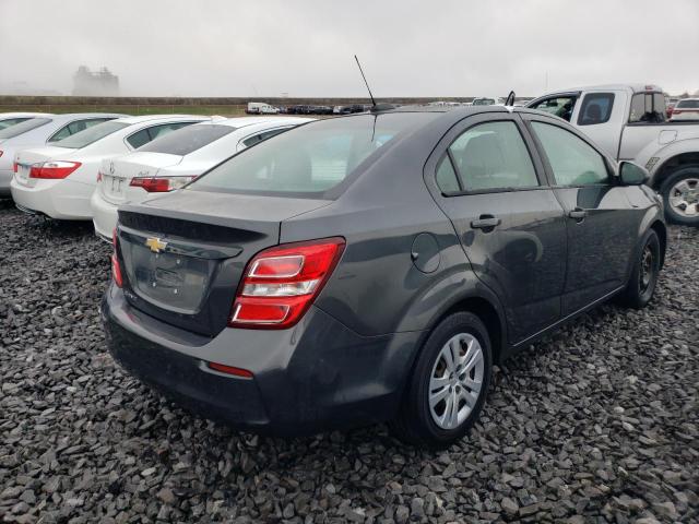 1G1JB5SHXH4148880 - 2017 CHEVROLET SONIC LS ნაცრისფერი ფოტო 3