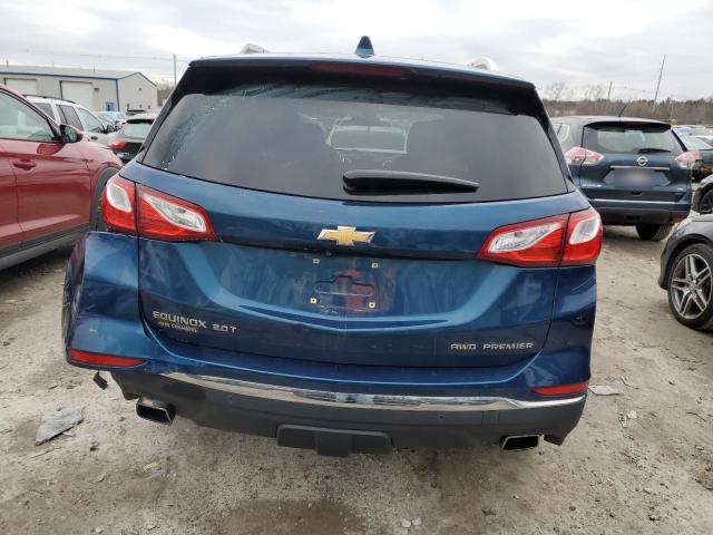 2GNAXYEX7K6202369 - 2019 CHEVROLET EQUINOX PREMIER BLUE photo 6