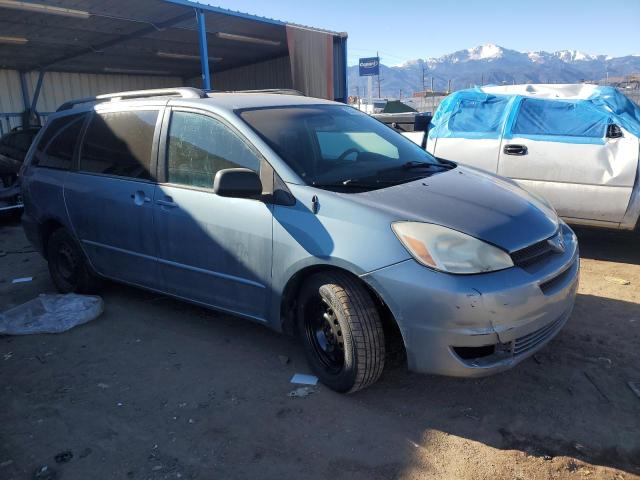 5TDZA23C05S387076 - 2005 TOYOTA SIENNA CE SILVER photo 4