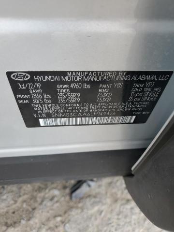 5NMS3CAA6LH149476 - 2020 HYUNDAI SANTA FE SEL ვერცხლისფერი ფოტო 13