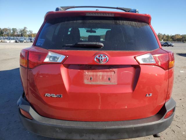 2T3ZFREV1EW114283 - 2014 TOYOTA RAV4 LE 红色 照片 6