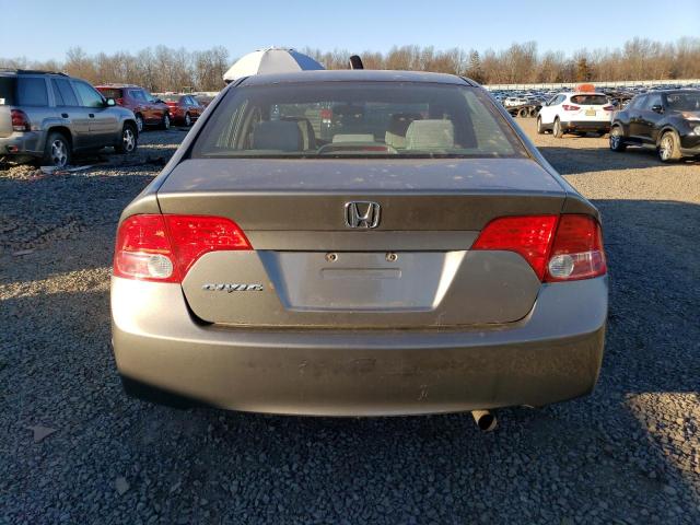 2HGFA16848H316228 - 2008 HONDA CIVIC EX GRAY photo 6