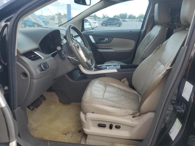 2FMDK3JC9CBA16539 - 2012 FORD EDGE SEL Czarny zdjęcie 7