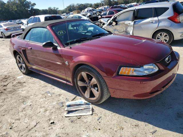 1FAFP446X4F146765 - 2004 FORD MUSTANG RED photo 4