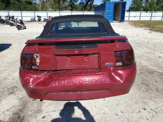 1FAFP446X4F146765 - 2004 FORD MUSTANG RED photo 6