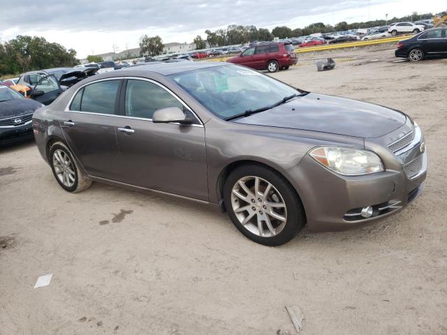 1G1ZE5EB6AF295516 - 2010 CHEVROLET MALIBU LTZ ნაცრისფერი ფოტო 4