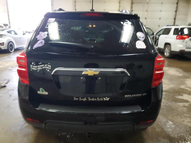 2GNALCEK8G6114571 - 2016 CHEVROLET EQUINOX LT BLACK photo 6