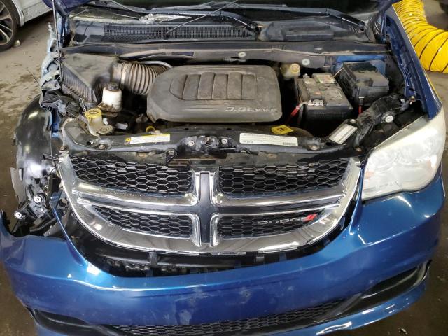 2D4RN3DG3BR700933 - 2011 DODGE GRAND CARA MAINSTREET BLUE photo 12