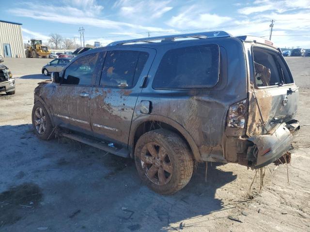 5N1BA0ND3DN615339 - 2013 NISSAN ARMADA SV GRAY photo 2