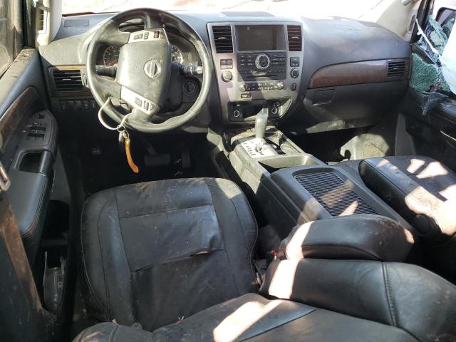 5N1BA0ND3DN615339 - 2013 NISSAN ARMADA SV GRAY photo 8