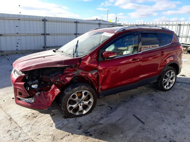 1FMCU9J98DUA84923 - 2013 FORD ESCAPE TITANIUM RED photo 1