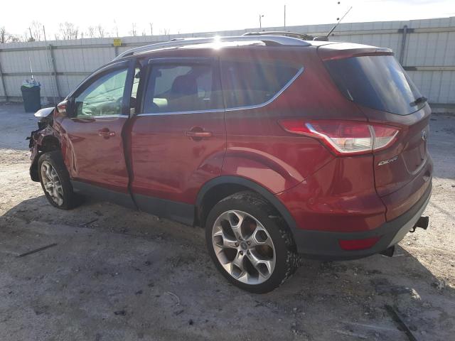 1FMCU9J98DUA84923 - 2013 FORD ESCAPE TITANIUM RED photo 2