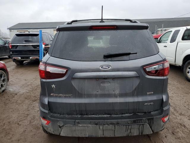 MAJ6P1CL5JC168109 - 2018 FORD ECOSPORT SES GRAY photo 6