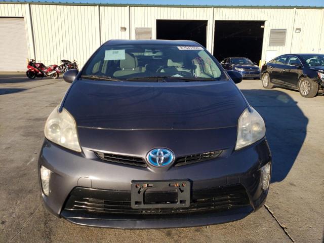 JTDKN3DU1C1501793 - 2012 TOYOTA PRIUS GRAY photo 5