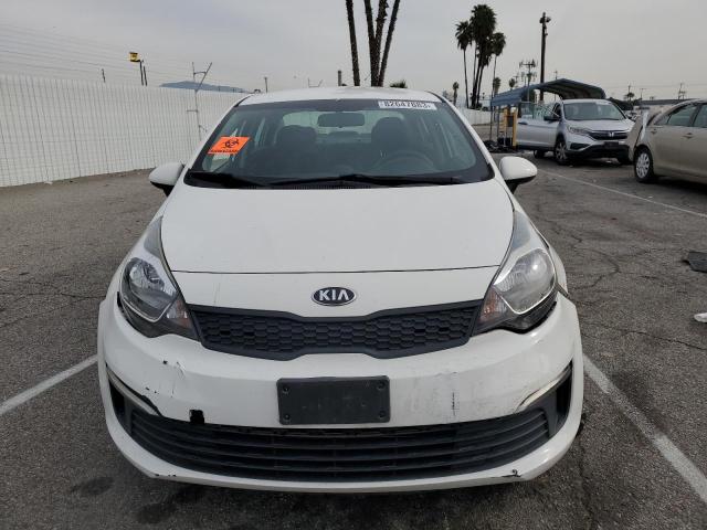 KNADM4A32G6624831 - 2016 KIA RIO LX WHITE photo 5