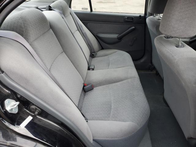 2HGES162X1H542249 - 2001 HONDA CIVIC DX შავი ფოტო 10