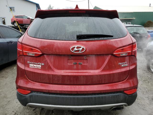 5XYZUDLB7DG024408 - 2013 HYUNDAI SANTA FE S RED photo 6