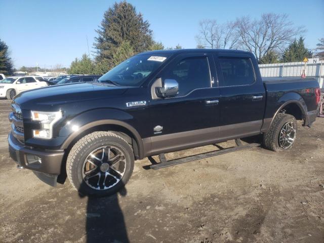 1FTEW1EG0HFB38503 - 2017 FORD F150 SUPERCREW BLACK photo 1